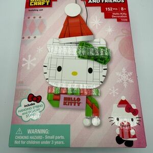 Brick Craft Hello Kitty Decoration Building Set 152 PCS Christmas Ornament New